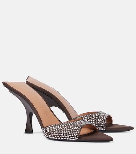 The Attico Mules Ester 95 in satin - The Attico - Modalova
