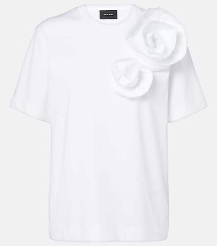 Boy floral-appliquÃ© cotton T-shirt - Simone Rocha - Modalova