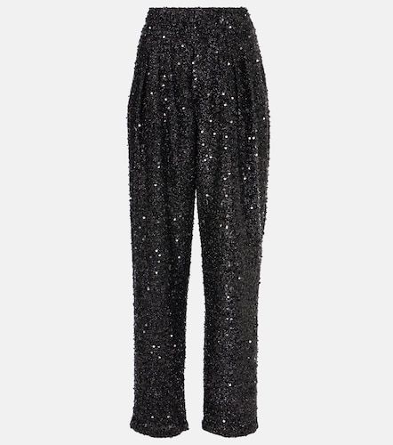 Pantaloni Aras a gamba larga con paillettes - Isabel Marant - Modalova