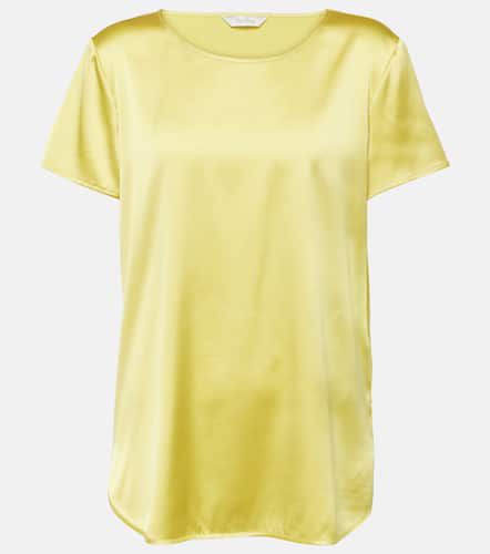 Cortona silk-blend satin T-shirt - Max Mara - Modalova
