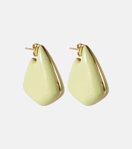 Fin Small 18kt gold-plated sterling silver earrings - Bottega Veneta - Modalova