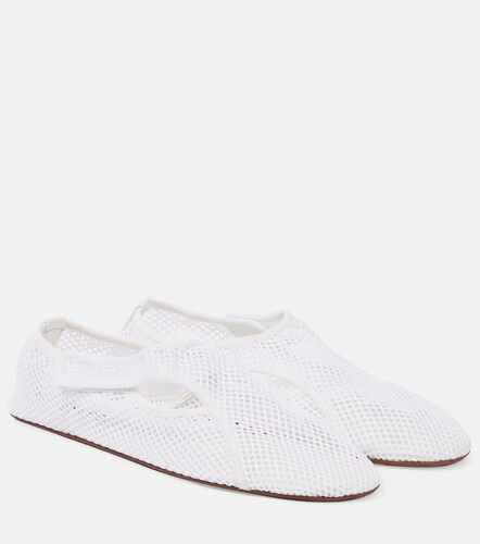Alaïa Bailarinas Flex de malla con piel - Alaia - Modalova