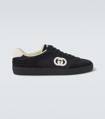 Sneakers G75 in suede e canvas - Gucci - Modalova