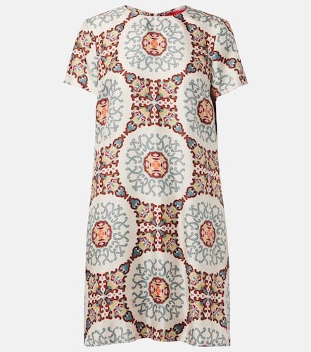 Vestido corto Swing de satén de seda - La DoubleJ - Modalova