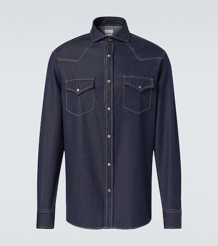 Brunello Cucinelli Camisa de denim - Brunello Cucinelli - Modalova