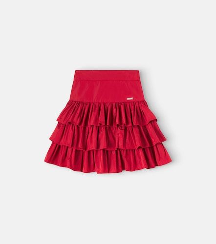 Falda fruncida con volantes - Monnalisa - Modalova