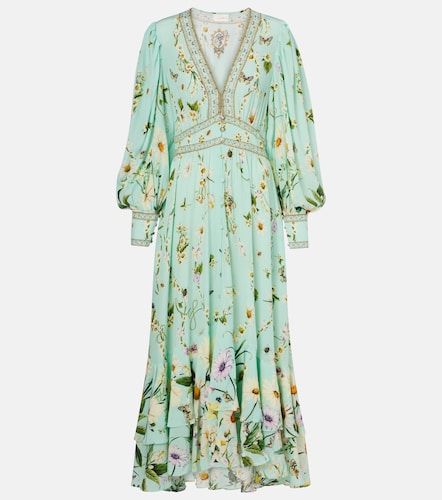Vestido largo Floral Freefall de seda - Camilla - Modalova