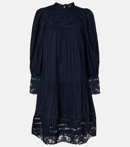 Vestido corto de encaje y algodón - Ulla Johnson - Modalova