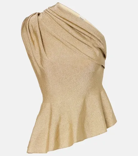 Khaite Aimee one-shoulder lame top - Khaite - Modalova