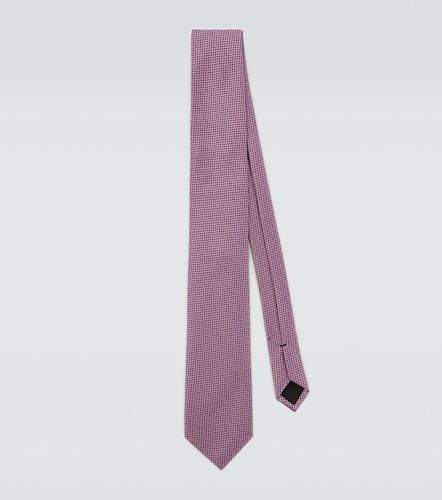 Tom Ford Corbata de sarga de seda - Tom Ford - Modalova