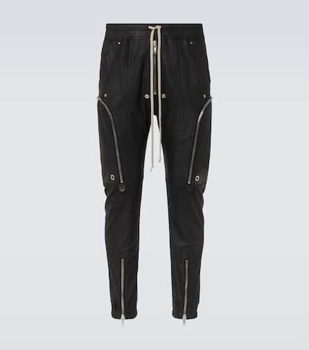 Bauhaus leather cargo pants - Rick Owens - Modalova