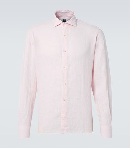 Fedeli Camicia Oxford in lino - Fedeli - Modalova