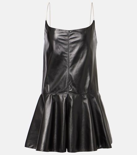Alaia Slip leather romper - Alaia - Modalova