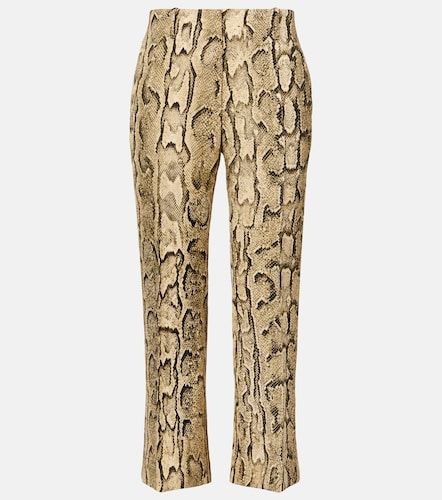 Pantaloni flared con stampa serpente - Dries Van Noten - Modalova