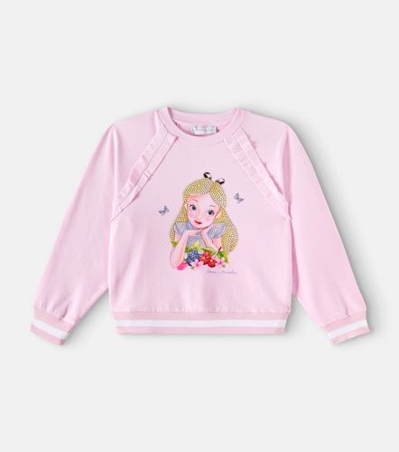 X Disney® sudadera de mezcla de algodón adornada - Monnalisa - Modalova