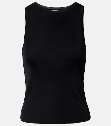 Tank top acanalado de jersey - Saint Laurent - Modalova
