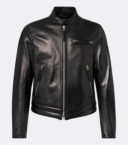 Tom Ford Leather biker jacket - Tom Ford - Modalova