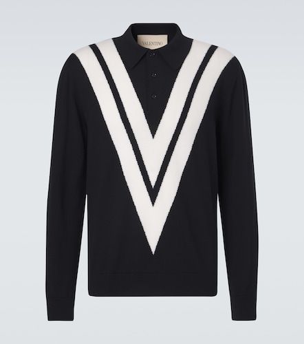 Virgin wool polo sweater - Valentino Garavani - Modalova