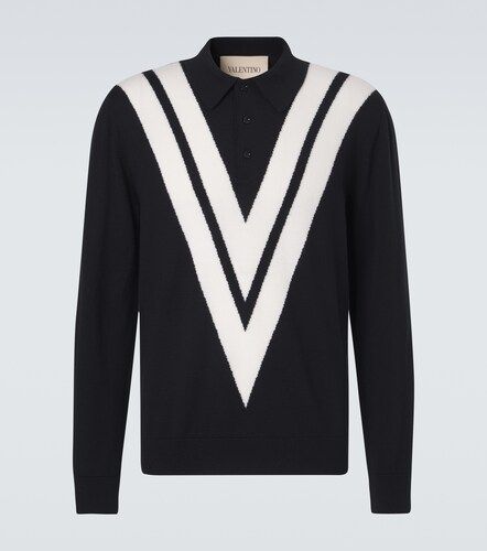 Valentino Virgin wool polo sweater - Valentino - Modalova