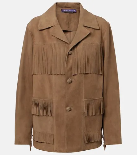 Perce fringed suede jacket - Ralph Lauren Collection - Modalova