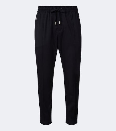 Wool-blend gabardine tapered pants - Dolce&Gabbana - Modalova