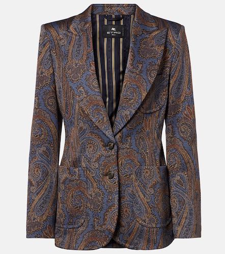 Etro Blazer in jacquard paisley - Etro - Modalova
