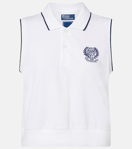 X Wimbledon cotton-blend pique top - Polo Ralph Lauren - Modalova