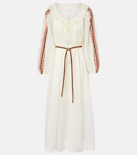 Aster embroidered ramie maxi dress - Zimmermann - Modalova