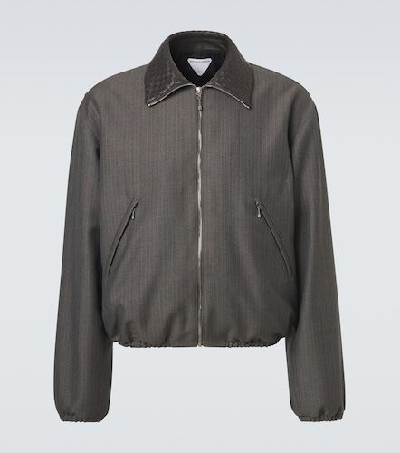 Giacca blouson in lana e mohair - Bottega Veneta - Modalova