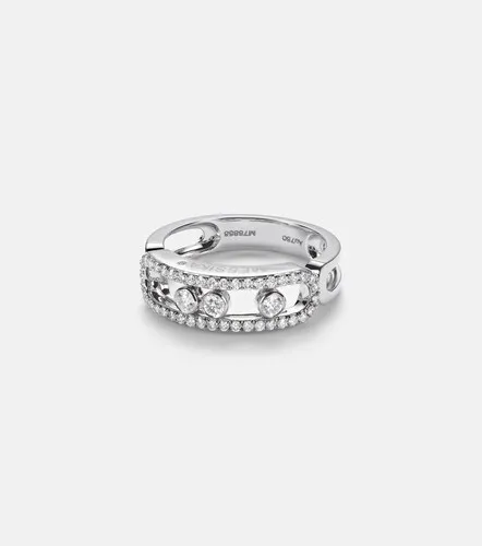 Anillo Move Classique de oro blanco de 18 ct con diamantes - Messika - Modalova