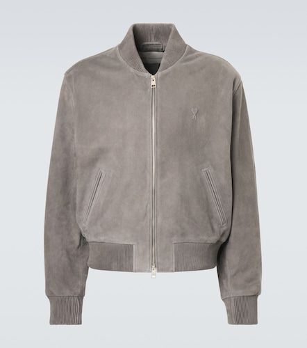 Ami de Cour suede bomber jacket - Ami Paris - Modalova