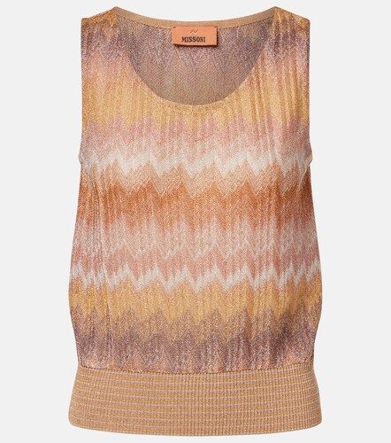 Missoni Top con lamé a zig-zag - Missoni - Modalova
