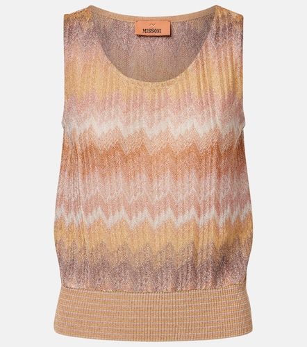 Missoni Top de lamé en zigzag - Missoni - Modalova