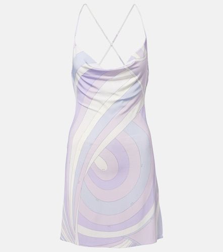 Pucci Iride satin jersey minidress - Pucci - Modalova