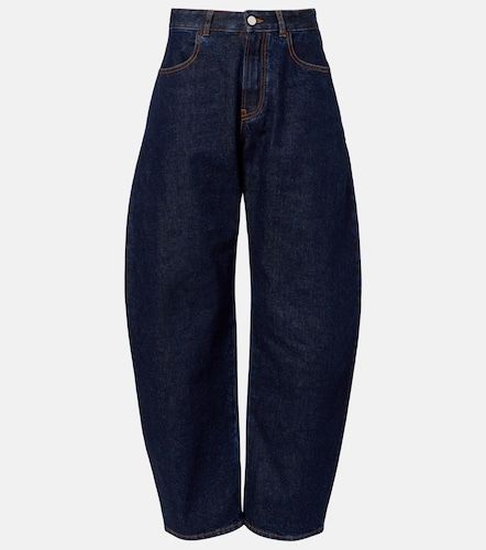 Alaia Mid-rise barrel-leg jeans - Alaia - Modalova