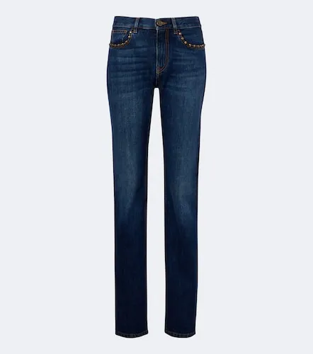 Etro Faded studded straight jeans - Etro - Modalova