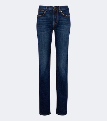 Etro Jeans rectos con tachuelas - Etro - Modalova