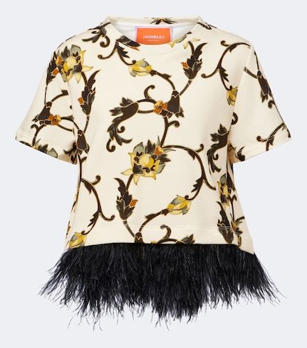 Camiseta La Scala de algodón floral con plumas - La DoubleJ - Modalova