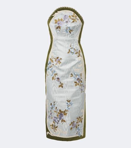 Alémais Besticktes Bustier-Kleid Odessa aus Moiré und Samt - Alemais - Modalova