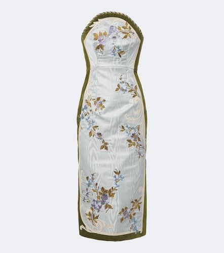 Alémais Besticktes Bustier-Kleid Odessa aus Moiré und Samt - Alemais - Modalova
