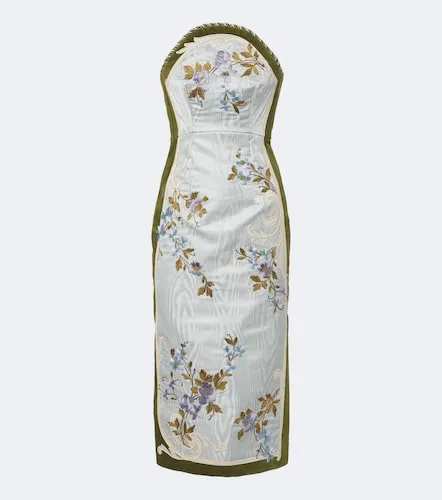 Alémais Vestido bustier Odessa de moiré bordado - Alemais - Modalova