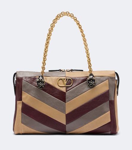Panthea Medium chevron leather shoulder bag - Valentino Garavani - Modalova