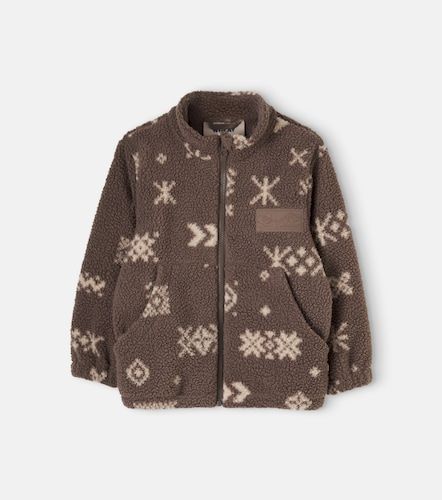 Chaqueta Helge de teddy estampada - Wheat - Modalova