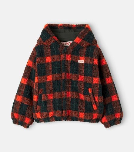 Chaqueta de teddy de algodón a cuadros - Tinycottons - Modalova