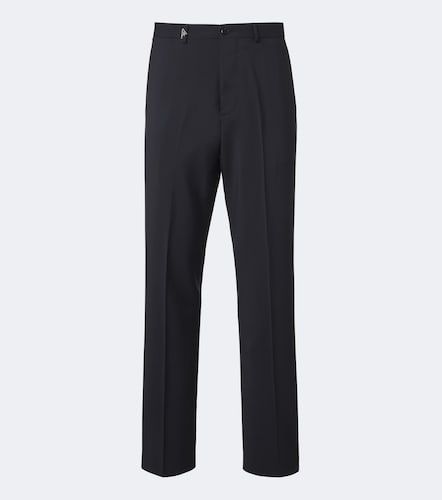 Pantaloni regular in lana e mohair - Prada - Modalova