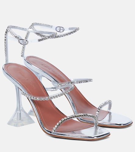 Gilda embellished PVC sandals - Amina Muaddi - Modalova