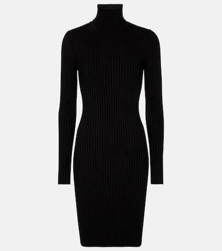 Ribbed-knit wool and cotton minidress - Wolford - Modalova