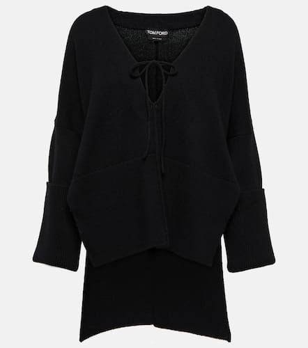 Off-shoulder cashmere and cotton sweater - Tom Ford - Modalova