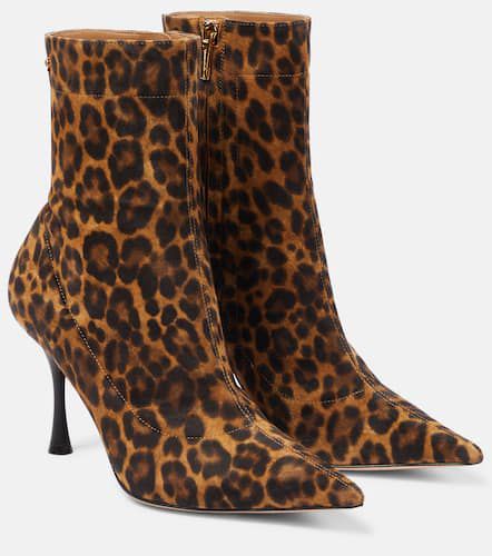 Dasha animal-print leather ankle boots - Gianvito Rossi - Modalova