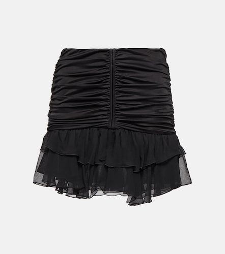 Minifalda plisada con volantes - Blumarine - Modalova